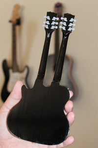 Double-Neck Custom 1:4 Scale Replica Guitar ~New~