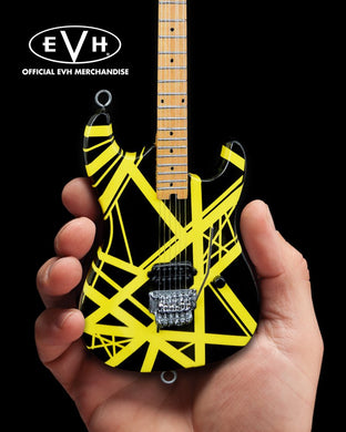 EDDIE VAN HALEN - Black & Yellow Bumblebee 1:4 Scale Replica Guitar