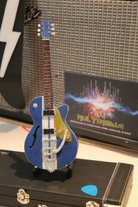 EDDIE VEDDER - Duesenberg Blue TVDMC Custom 1:4 Scale Replica Guitar ~New~
