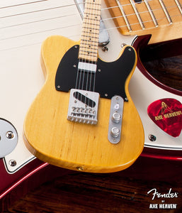 Butterscotch Blonde Fender Telecaster 1:4 Scale Replica Guitar ~Axe Heaven~