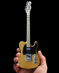 Butterscotch Blonde Fender Telecaster 1:4 Scale Replica Guitar ~Axe Heaven~