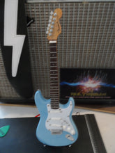 Load image into Gallery viewer, FENDER Sonic Blue Stratocaster - 1:4 Scale Replica Guitar ~Axe Heaven~