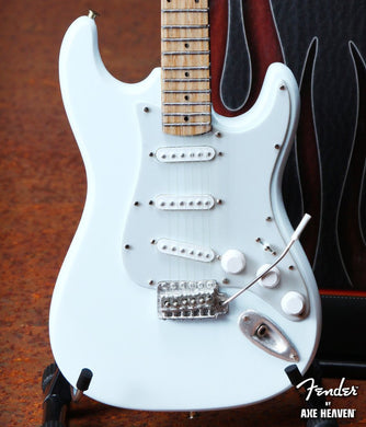 FENDER STRATOCASTER Olympic White 1:4 Scale Replica Guitar ~Axe Heaven