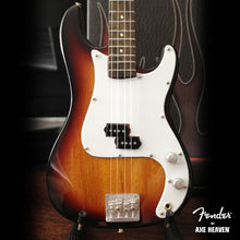 Load image into Gallery viewer, Classic Sunburst Fender Precision 1:4 Scale Replica Bass Guitar~Axe Heaven~