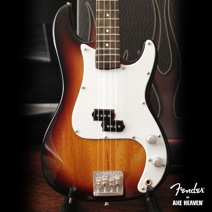 Classic Sunburst Fender Precision 1:4 Scale Replica Bass Guitar~Axe Heaven~
