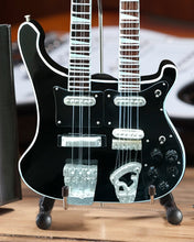 Load image into Gallery viewer, Rickenbacker 4080 Doubleneck Bass/Guitar combo 1:4 Scale Replica ~Axe Heaven~