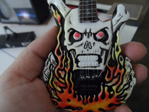 GEORGE LYNCH - ESP Flaming Skull Custom 1:4 Scale Replica Guitar ~Brand New~
