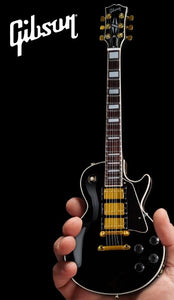 GIBSON Les Paul Custom Ebony 1:4 Scale Replica Guitar ~Axe Heaven~