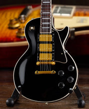 Load image into Gallery viewer, GIBSON Les Paul Custom Ebony 1:4 Scale Replica Guitar ~Axe Heaven~