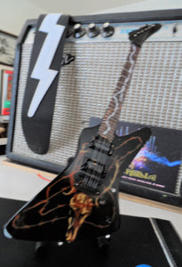 JAMES HETFIELD - ESP MX250 Explorer Elk Skull 1:4 Scale Replica Guitar ~New~