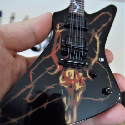 JAMES HETFIELD - ESP MX250 Explorer Elk Skull 1:4 Scale Replica Guitar ~New~