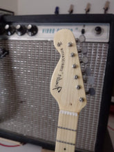Load image into Gallery viewer, Fender Cream Lefty Strat 1:4 Scale Guitar ~Axe Heaven~