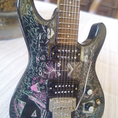 JOE SATRIANI - Ibanez Flying in a Blue Dream 1:4 Scale Replica Guitar ~Axe Heaven~