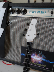 JOHNNY CHRIST (A7X) - Ernie Ball Stingray Mr. Death Custom 1:4 Scale Replica Bass Guitar ~New~