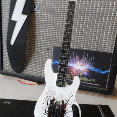 JOHNNY CHRIST (A7X) - Ernie Ball Stingray Mr. Death Custom 1:4 Scale Replica Bass Guitar ~New~