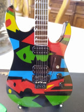 Load image into Gallery viewer, JOHN PETRUCCI - Ibanez Color Cubist 1:4 Scale Replica Guitar ~Axe Heaven