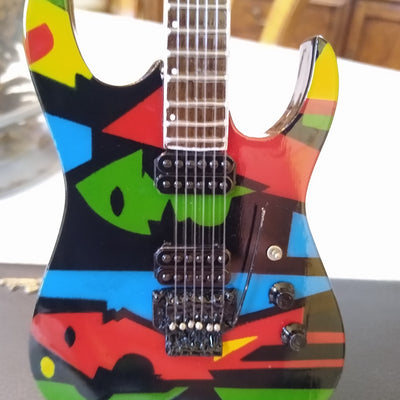 JOHN PETRUCCI - Ibanez Color Cubist 1:4 Scale Replica Guitar ~Axe Heaven