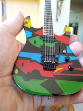 Load image into Gallery viewer, JOHN PETRUCCI - Ibanez Color Cubist 1:4 Scale Replica Guitar ~Axe Heaven