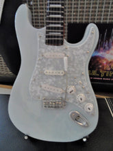Load image into Gallery viewer, KENNY WAYNE SHEPHERD -Transparent Faded Sonic Blue Strat 1:4 Scale Replica Guitar ~Axe Heaven~