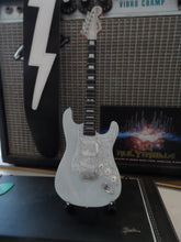 Load image into Gallery viewer, KENNY WAYNE SHEPHERD -Transparent Faded Sonic Blue Strat 1:4 Scale Replica Guitar ~Axe Heaven~