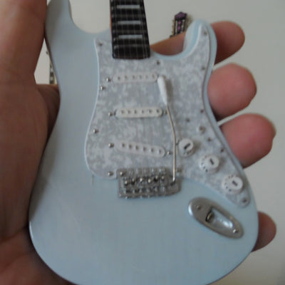 KENNY WAYNE SHEPHERD -Transparent Faded Sonic Blue Strat 1:4 Scale Replica Guitar ~Axe Heaven~