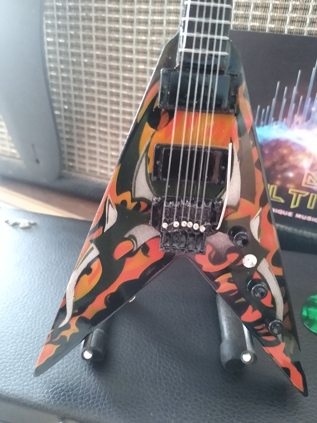 KERRY KING (Slayer) Signature V G2 Custom 1:4 Scale Replica Guitar ~New~