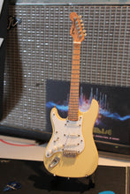 Load image into Gallery viewer, Fender Cream Lefty Strat 1:4 Scale Guitar ~Axe Heaven~