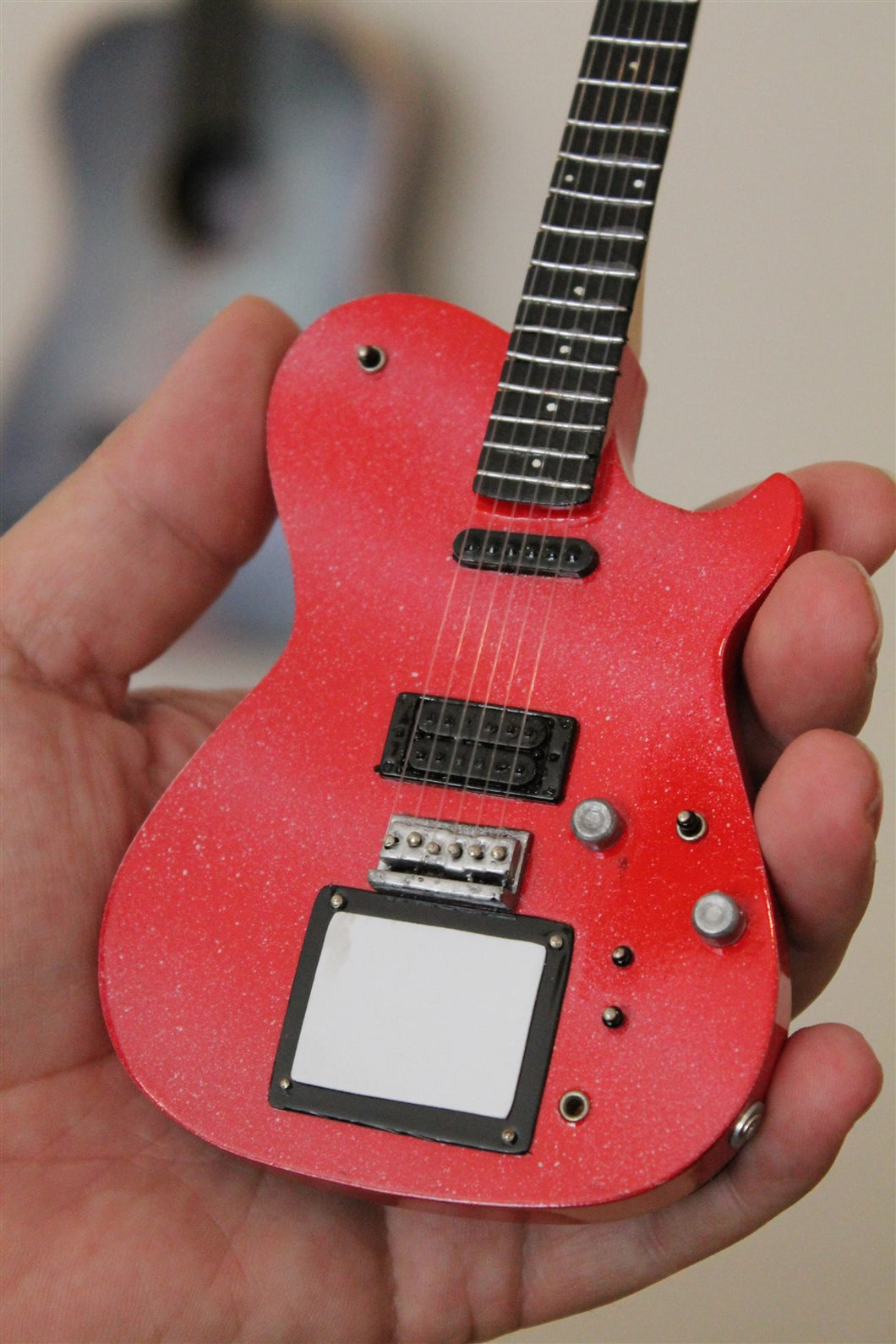 MATT BELLAMY Manson Glitter Red Custom 1:4 Scale Replica Guitar ~New~