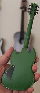 MAX CAVALERA (Soulfly) ESP Brazilian Green MC600 LTD1:4 Scale Replica Guitar~New