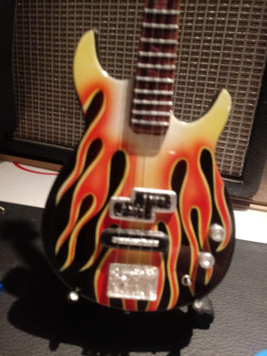 MICHAEL ANTHONY (Van Halen)-BB3000MA Yamaha Flame Bass Guitar 1:4 scale ~Axe Heaven