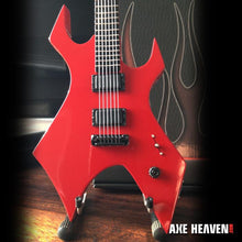Load image into Gallery viewer, MICK THOMPSON (Slipknot) Sig. Red Warlock 1:4 Scale Replica Guitar~Axe Heaven