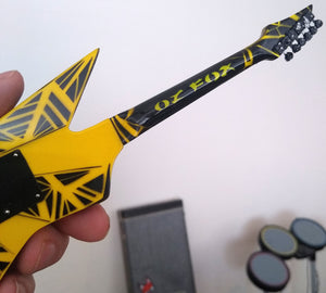 OZ FOX - Yellow and Black Eclipse 1:4 Replica Guitar ~New~