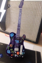 Load image into Gallery viewer, PRINCE - Floral Purple Telecaster Guitar 1:4 Scale Replica Guitar ~New~