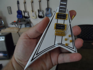 RANDY RHOADS- White Concorde V 1:4 Scale Replica Guitar ~Axe Heaven~