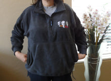 Load image into Gallery viewer, R.E.M. - 2003 Tour Embroidered Fleece Jacket Half Zip ~BRAND NEW~ M