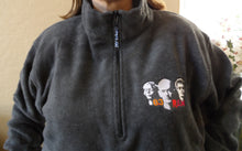 Load image into Gallery viewer, R.E.M. - 2003 Tour Embroidered Fleece Jacket Half Zip ~BRAND NEW~ M
