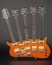 Load image into Gallery viewer, RICK NIELSEN (Cheap Trick) - Five-Neck Orange Monster Replica Guitar~Axe Heaven