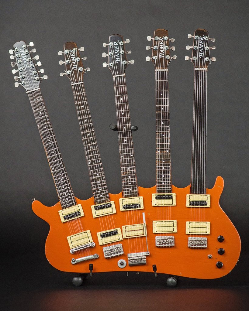 RICK NIELSEN (Cheap Trick) - Five-Neck Orange Monster Replica Guitar~Axe Heaven