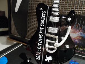 ROBERT SMITH - Ultra Cure Schecter Black Custom 1:4 Replica Guitar ~New~
