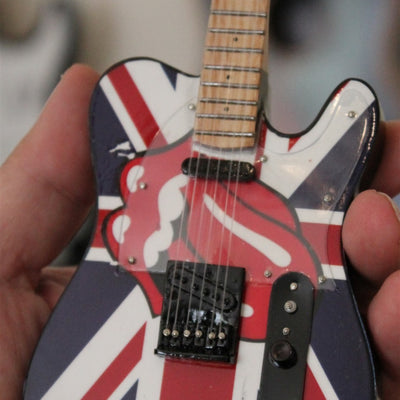 ROLLING STONES "Tongue" Tribute 1:4 Scale Replica Guitar ~New~