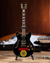 Load image into Gallery viewer, SOUNDGARDEN-Badmotorfinger Black Hollow Body 1:4 Scale Replica Guitar~Axe Heaven