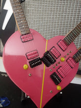 Load image into Gallery viewer, STEVE VAI - Triple-Neck Signature Heart 1:4 Scale Replica Guitar ~Axe Heaven~