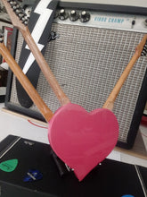 Load image into Gallery viewer, STEVE VAI - Triple-Neck Signature Heart 1:4 Scale Replica Guitar ~Axe Heaven~