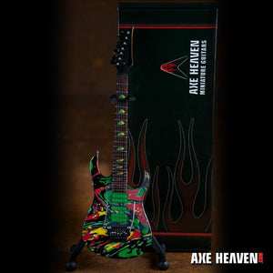 STEVE VAI Signature Universe Swirl 7 String 1:4 Scale Replica Guitar ~Axe Heaven