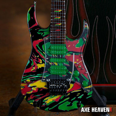 STEVE VAI Signature Universe Swirl 7 String 1:4 Scale Replica Guitar ~Axe Heaven