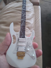 Load image into Gallery viewer, STEVE VAI - Signature White JEM 1:4 Scale Replica Guitar ~Axe Heaven~