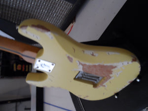 YNGWIE MALMSTEEN - "Play Loud" Fender Strat 1:4 Scale Replica Guitar ~Axe Heaven