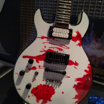 ZACKY VENGEANCE (A7X)-Schechter Blood Splat 1:4 Scale Replica Guitar~Axe Heaven~