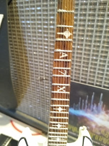 ZACKY VENGEANCE (A7X)-Schechter Blood Splat 1:4 Scale Replica Guitar~Axe Heaven~