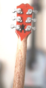 ZAKK WYLDE Orange/Black Buzzsaw Custom 1:4 Scale Replica Guitar ~New~